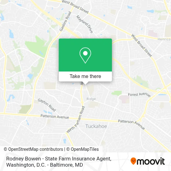Rodney Bowen - State Farm Insurance Agent map