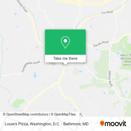 Louie's Pizza map