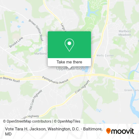 Vote Tara H. Jackson map