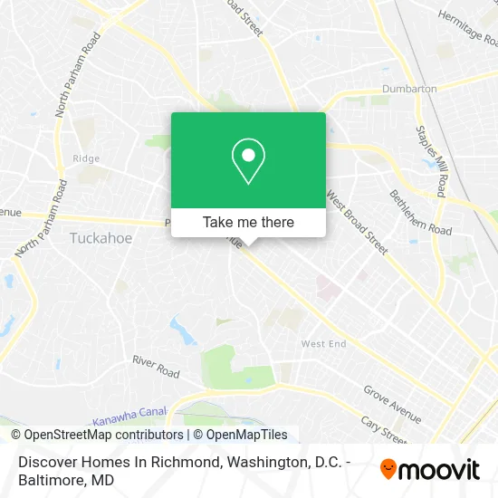 Discover Homes In Richmond map