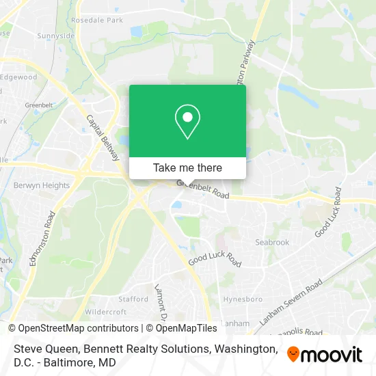 Steve Queen, Bennett Realty Solutions map