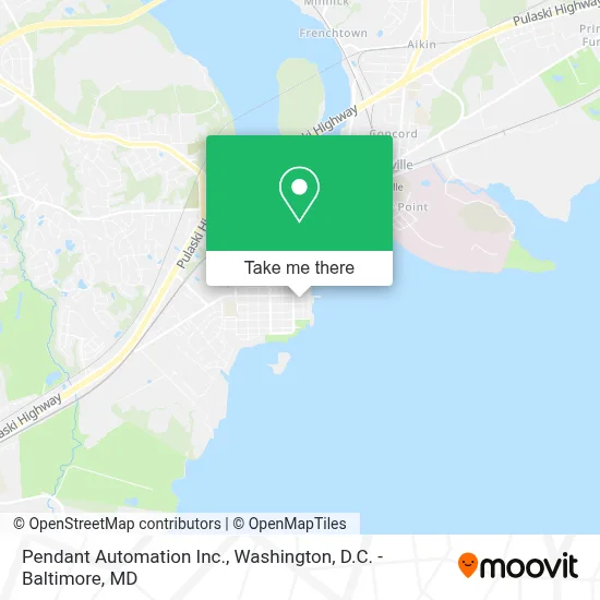 Pendant Automation Inc. map