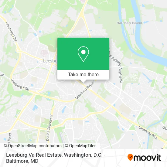 Leesburg Va Real Estate map