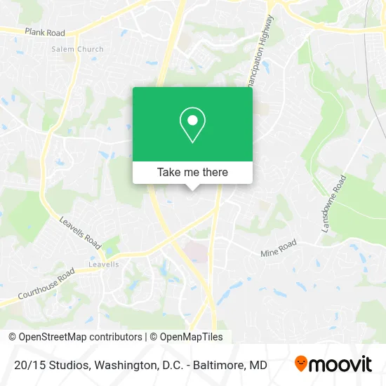 20/15 Studios map