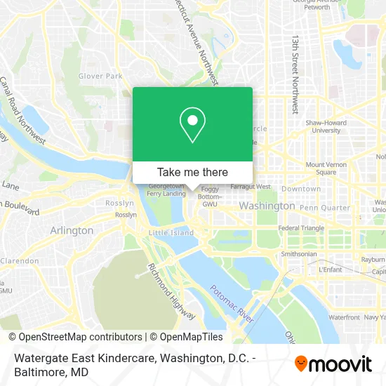 Watergate East Kindercare map