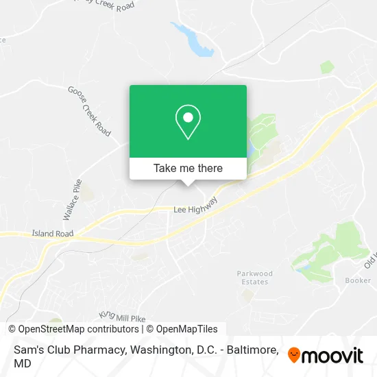 Sam's Club Pharmacy map