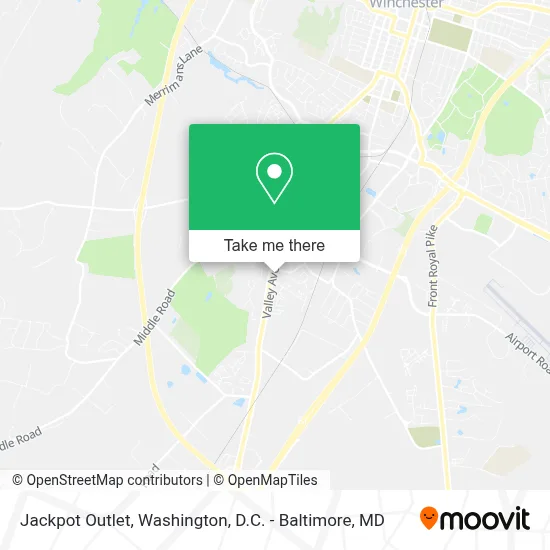 Jackpot  Outlet map