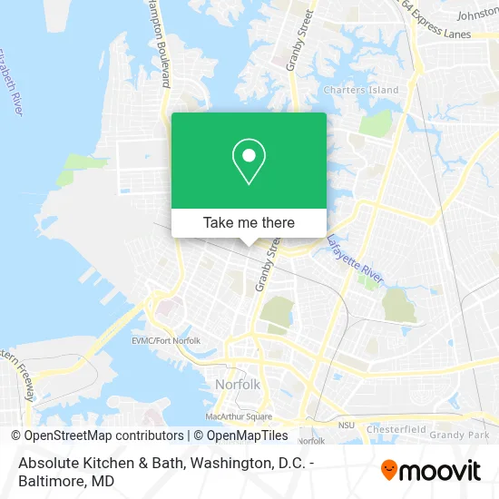 Absolute Kitchen & Bath map
