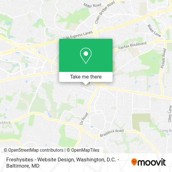 Freshysites - Website Design map