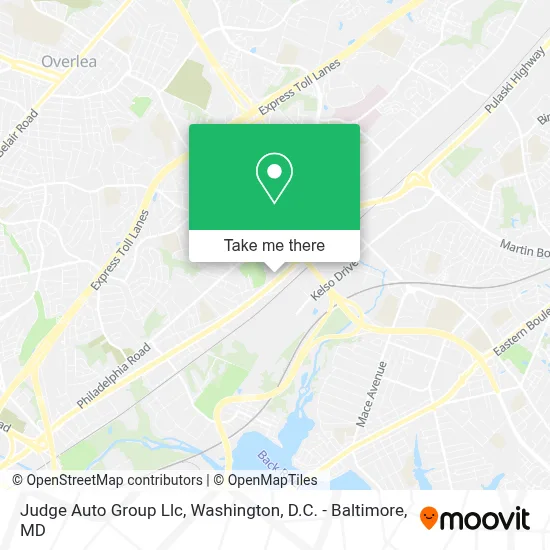 Judge Auto Group Llc map