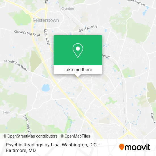 Psychic Readings by Lisa map