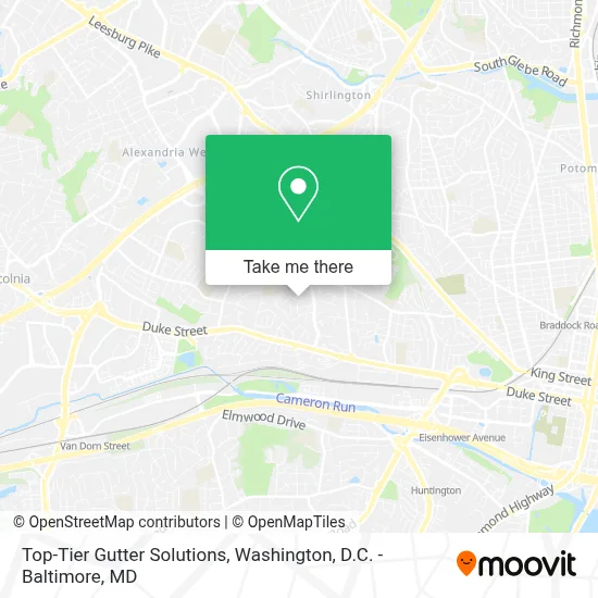 Top-Tier Gutter Solutions map