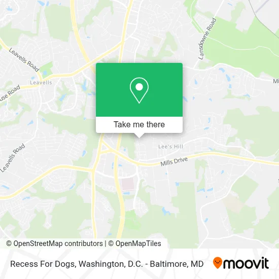 Recess For Dogs map