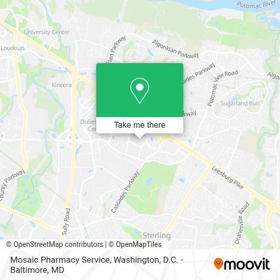 Mosaic Pharmacy Service map
