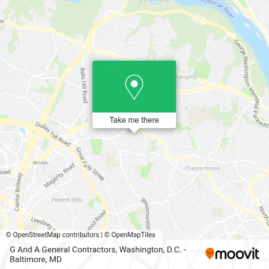 G And A General Contractors map