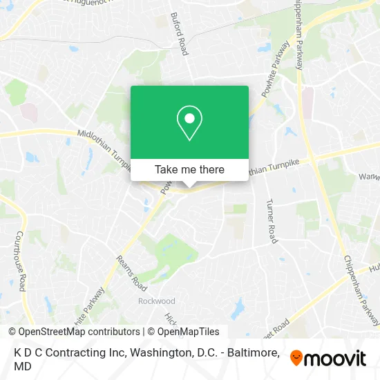 K D C Contracting Inc map