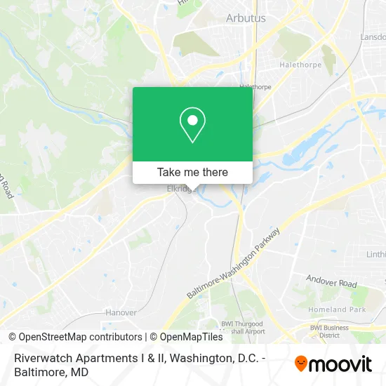 Riverwatch Apartments I & II map