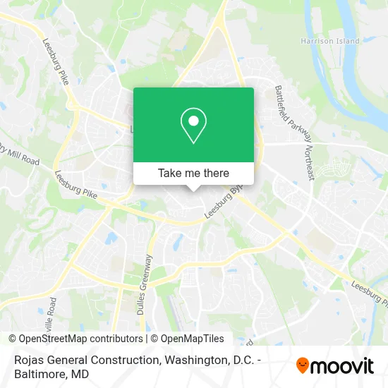 Rojas  General  Construction map