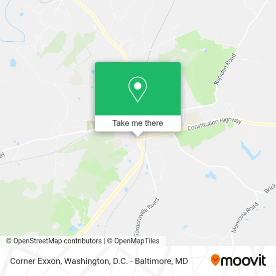 Corner Exxon map