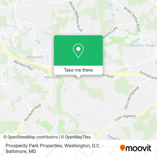 Prosperity Park Properties map