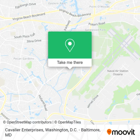 Cavalier Enterprises map