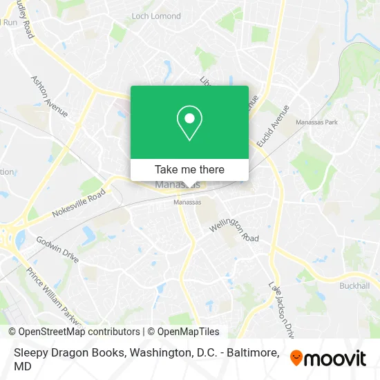 Sleepy Dragon Books map