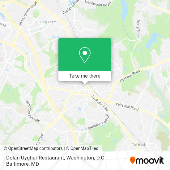 Dolan Uyghur Restaurant map