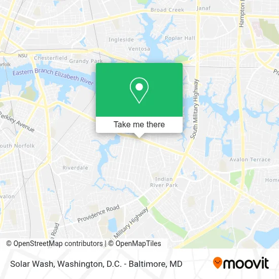 Solar Wash map