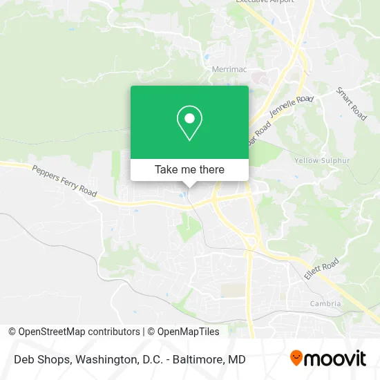 Deb Shops map