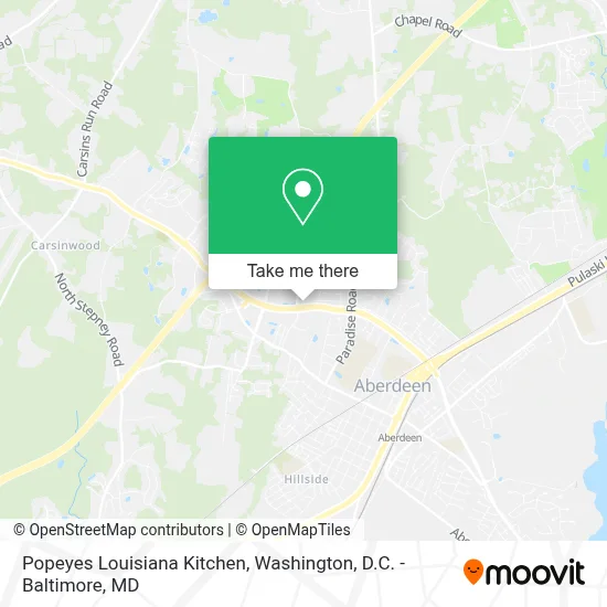 Popeyes Louisiana Kitchen map