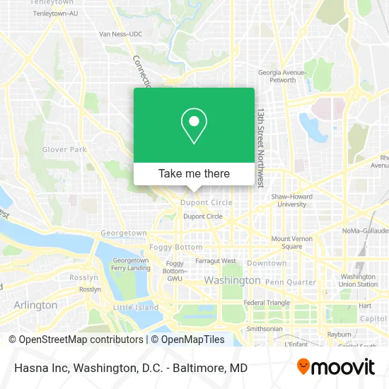 Hasna Inc map