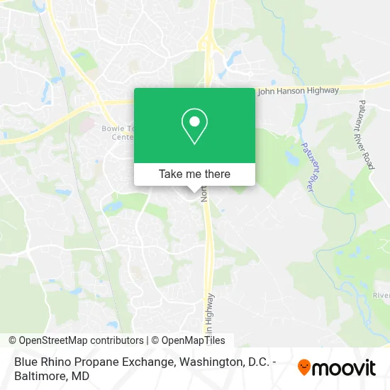 Blue Rhino Propane Exchange map