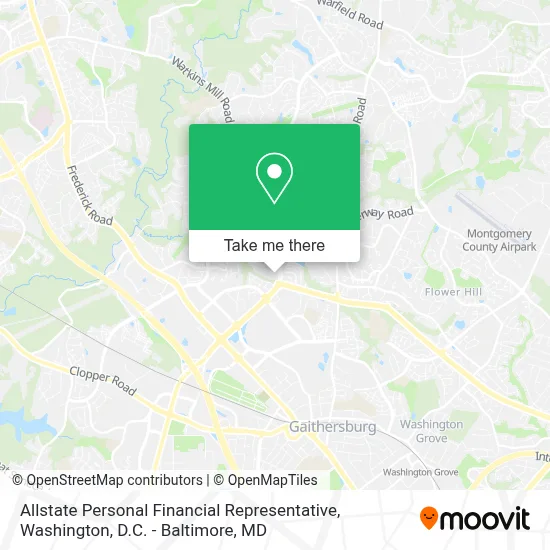 Allstate Personal Financial Representative map