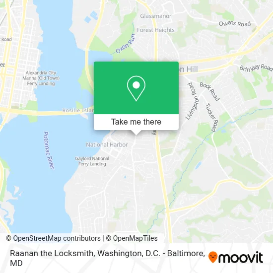 Raanan the Locksmith map