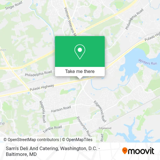 Sam's Deli And Catering map
