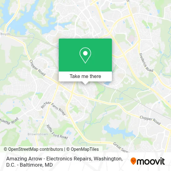 Amazing Arrow - Electronics Repairs map