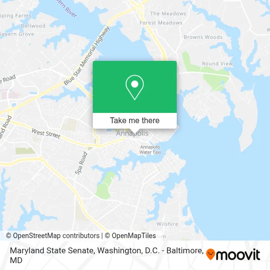 Maryland State Senate map