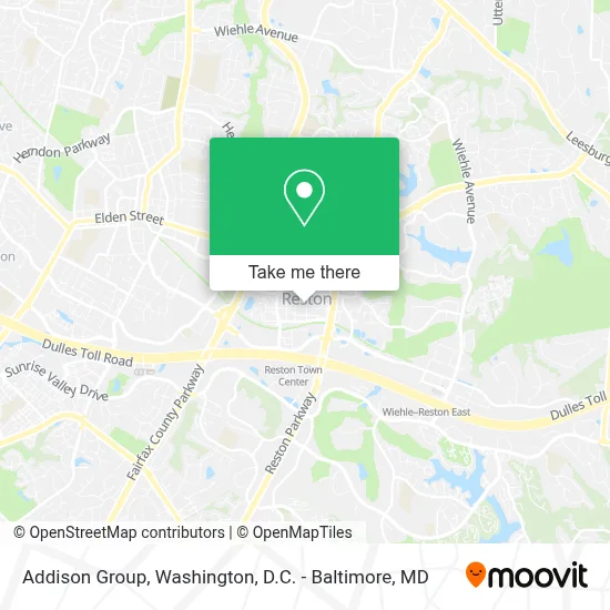 Addison Group map