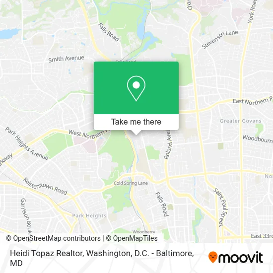 Heidi Topaz Realtor map