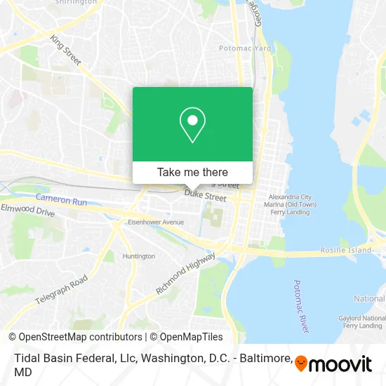 Tidal Basin Federal, Llc map