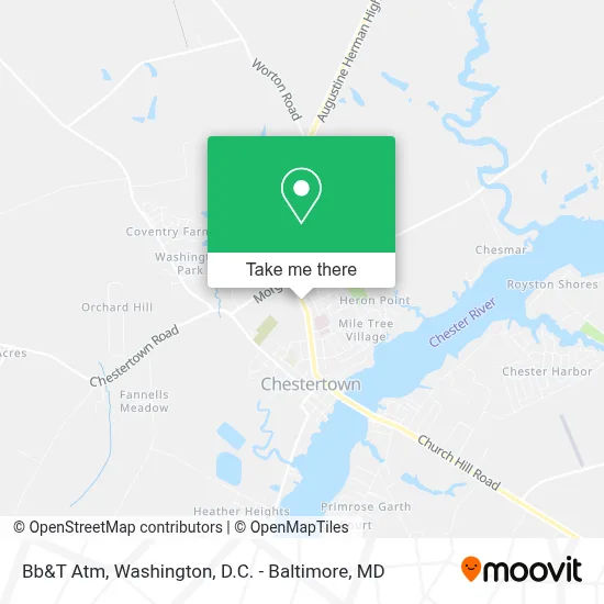 Bb&T Atm map
