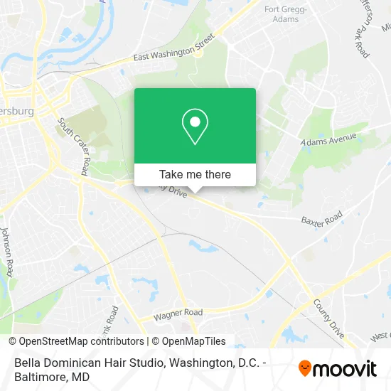 Bella Dominican Hair Studio map