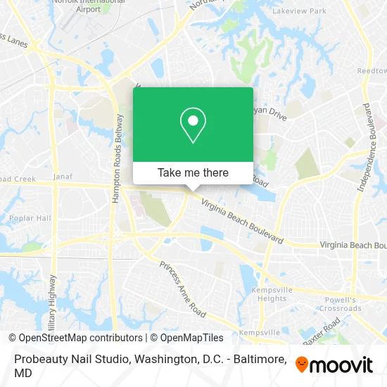 Probeauty Nail Studio map