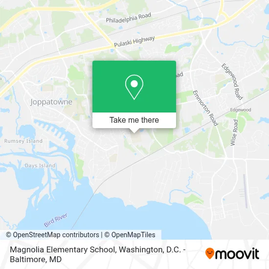 Magnolia Elementary School map