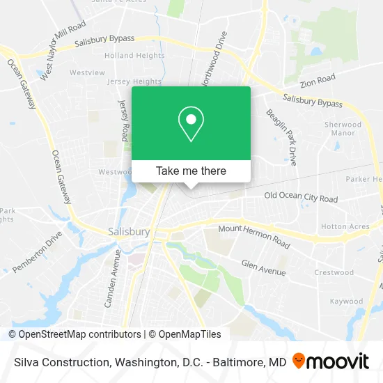 Silva Construction map