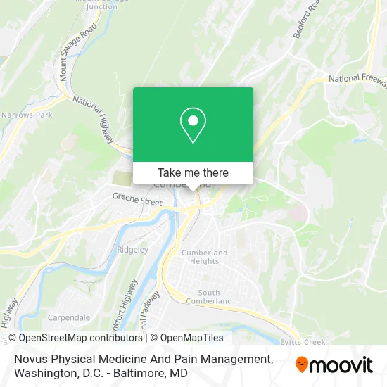 Novus Physical Medicine And Pain Management map