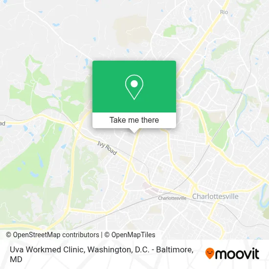 Uva Workmed Clinic map