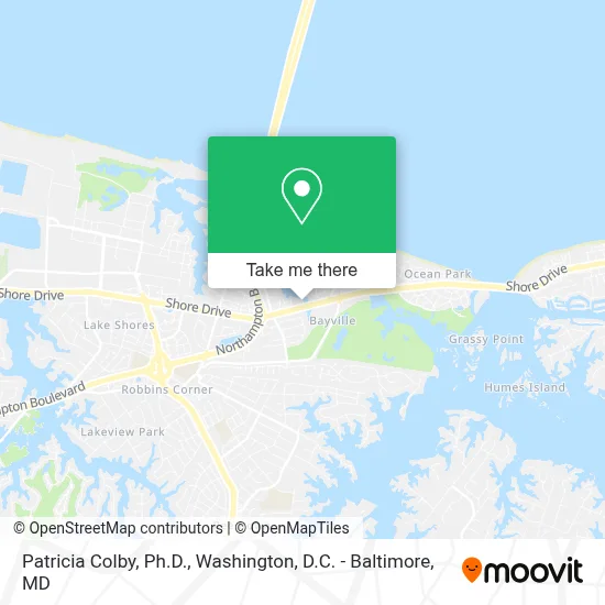 Patricia Colby, Ph.D. map
