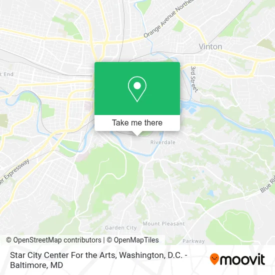 Star City Center For the Arts map