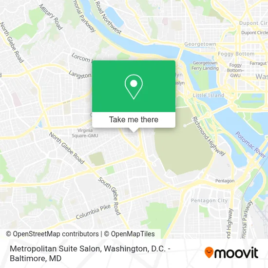 Metropolitan Suite Salon map